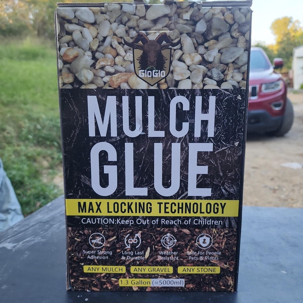 Vollence Ready to Use Mulch Glue, 128OZ Rock Glue for Landscaping, No Dilutio...